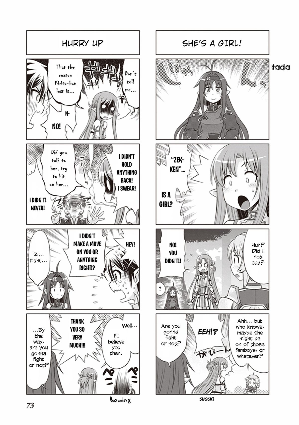 Sword Art Online 4-koma Chap 33 - Next Chap 34