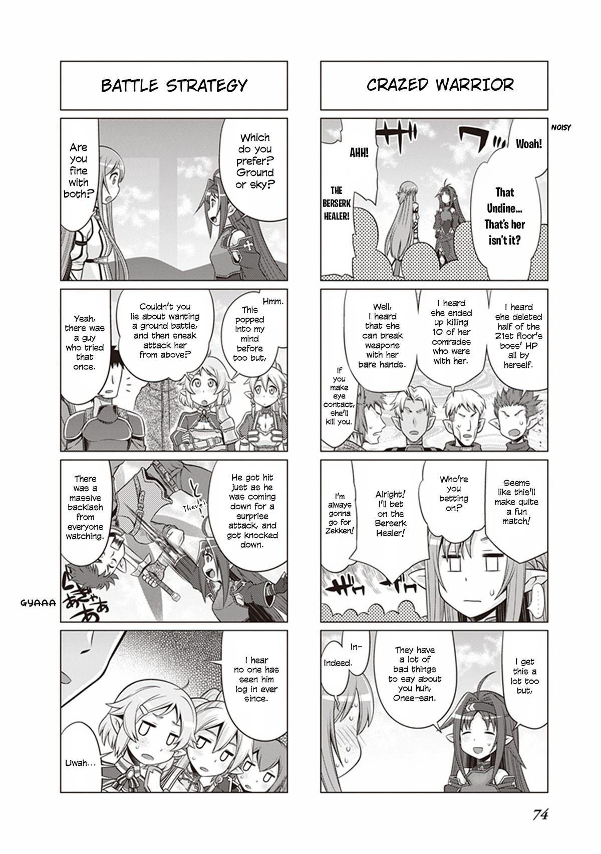 Sword Art Online 4-koma Chap 33 - Next Chap 34