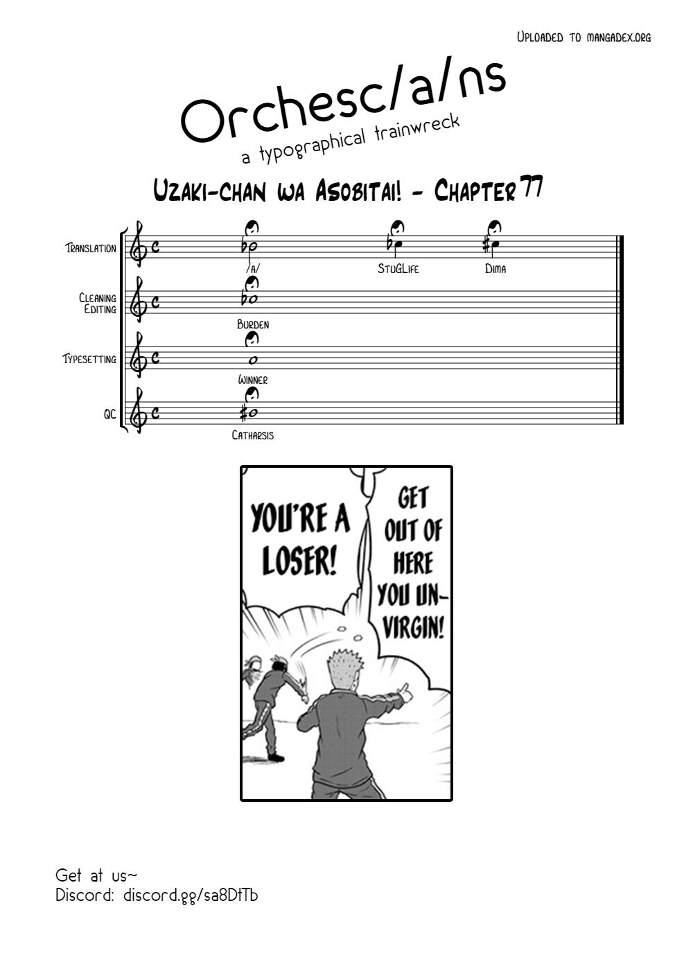 Uzaki-chan wa Asobitai! Chap 77 - Next Chap 78