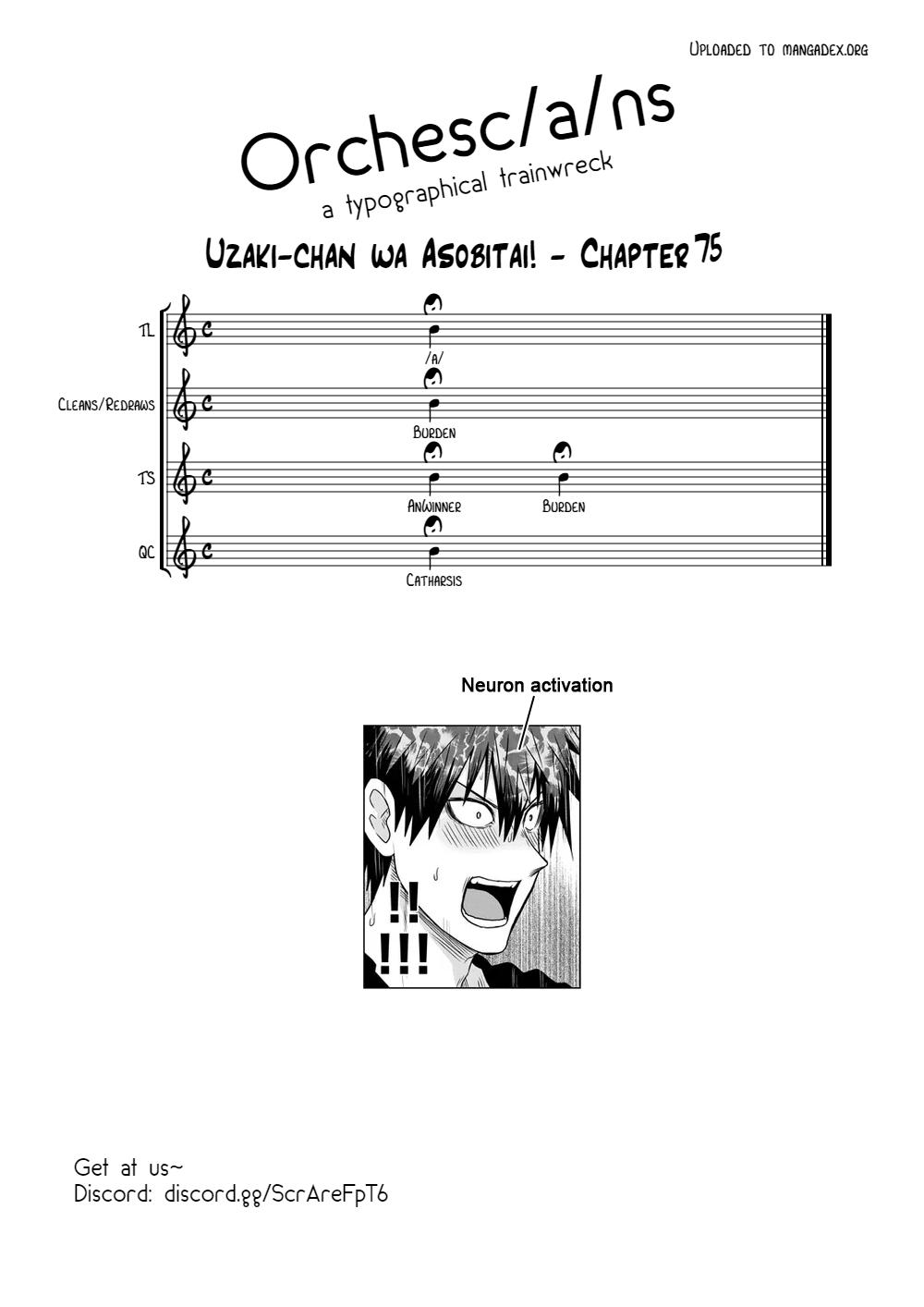 Uzaki-chan wa Asobitai! Chap 75 - Next Chap 76