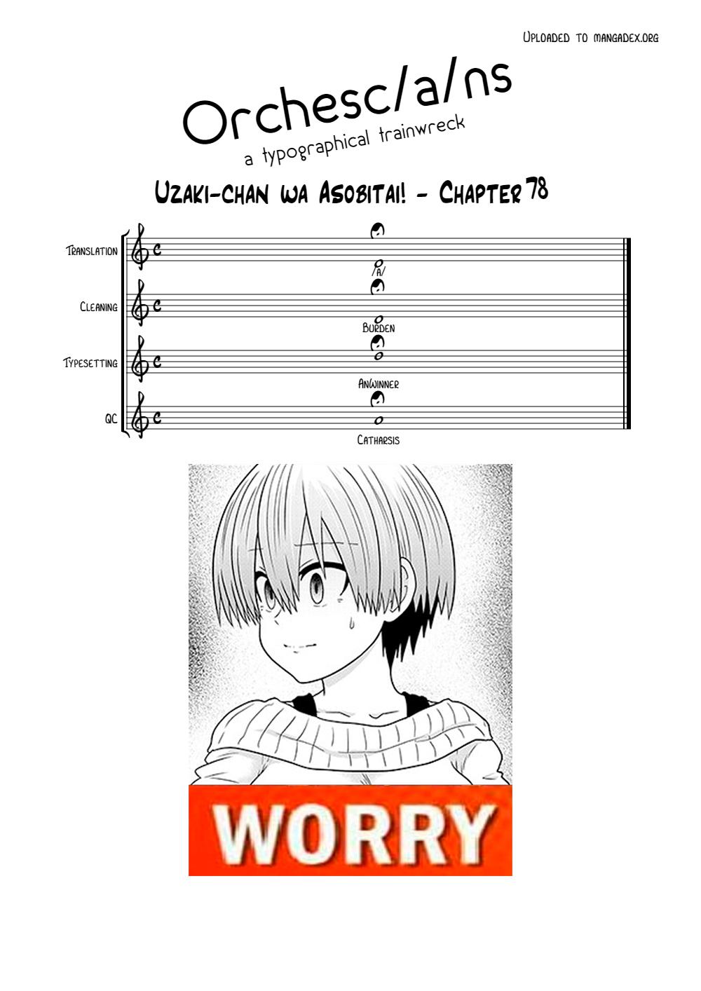 Uzaki-chan wa Asobitai! Chap 78 - Next Chap 79