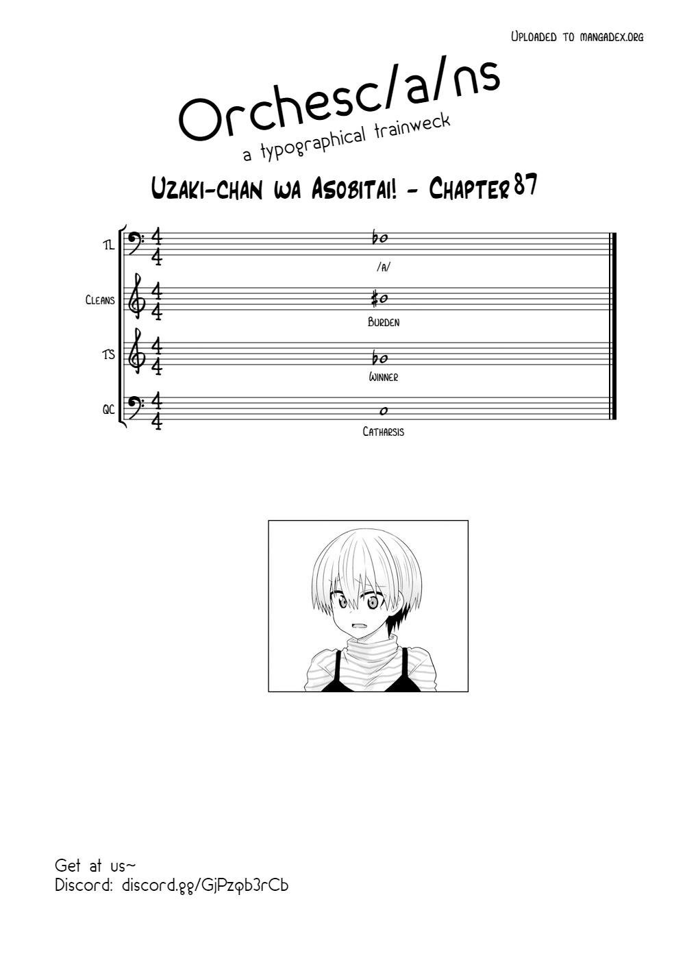 Uzaki-chan wa Asobitai! Chap 87 - Next Chap 88