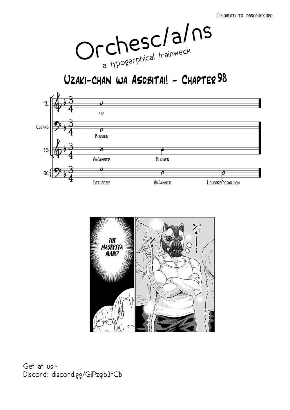 Uzaki-chan wa Asobitai! Chap 98 - Next Chap 99