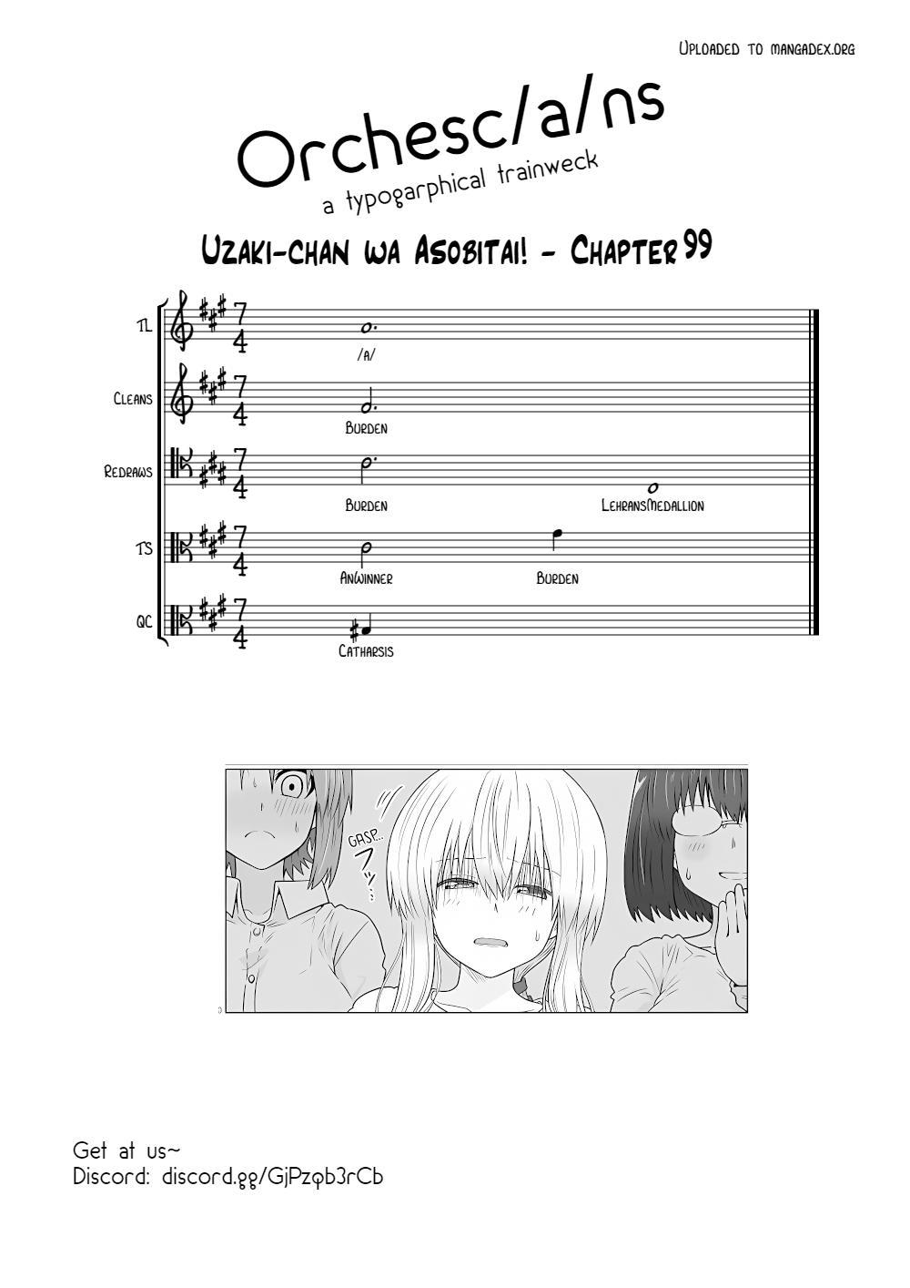 Uzaki-chan wa Asobitai! Chap 99 - Next Chap 100