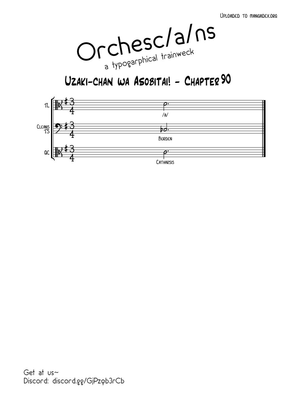 Uzaki-chan wa Asobitai! Chap 90 - Next Chap 91