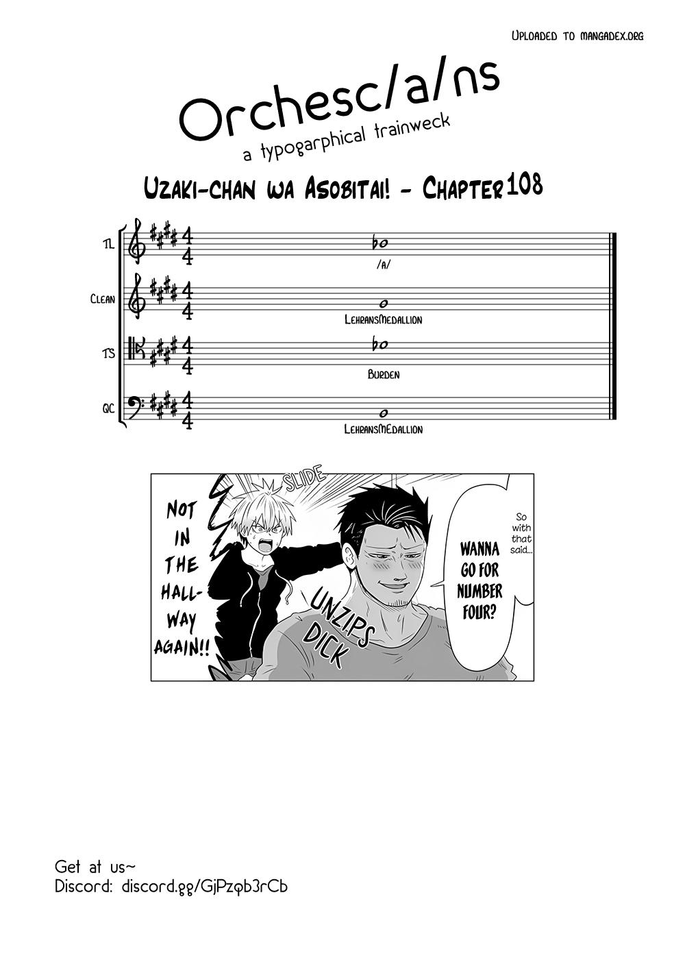 Uzaki-chan wa Asobitai! Chap 108 - Next Chap 109