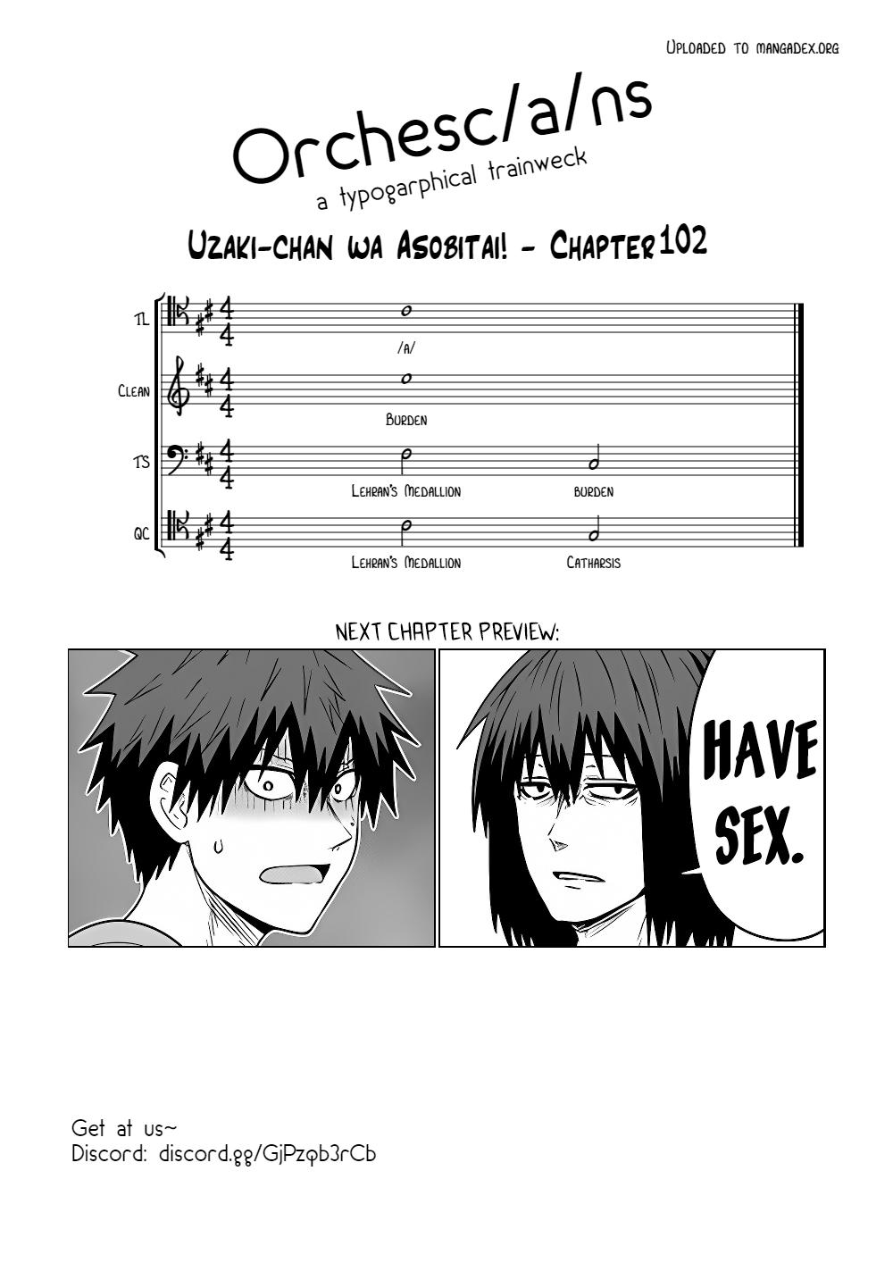 Uzaki-chan wa Asobitai! Chap 102 - Next Chap 103