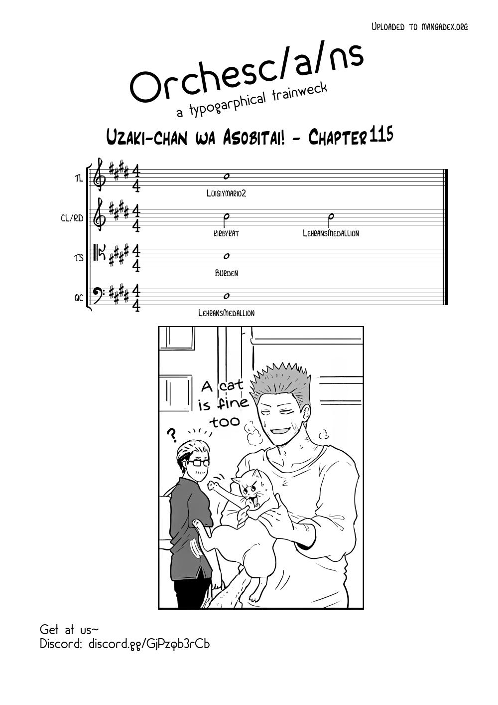 Uzaki-chan wa Asobitai! Chap 115 - Next Chap 116