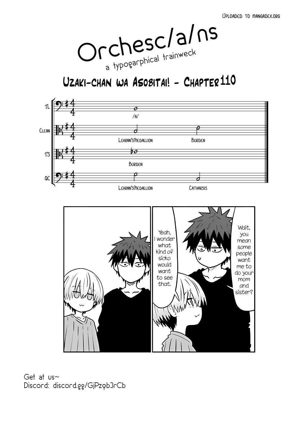 Uzaki-chan wa Asobitai! Chap 110 - Next Chap 111