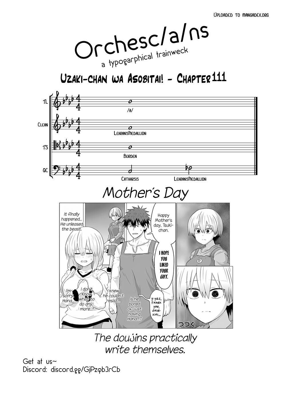 Uzaki-chan wa Asobitai! Chap 111 - Next Chap 112