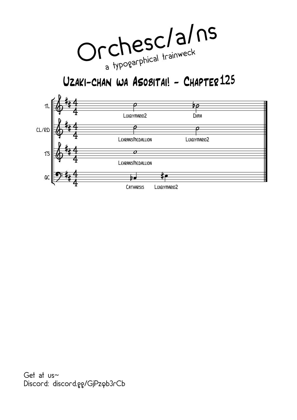 Uzaki-chan wa Asobitai! Chap 125 - Next Chap 126