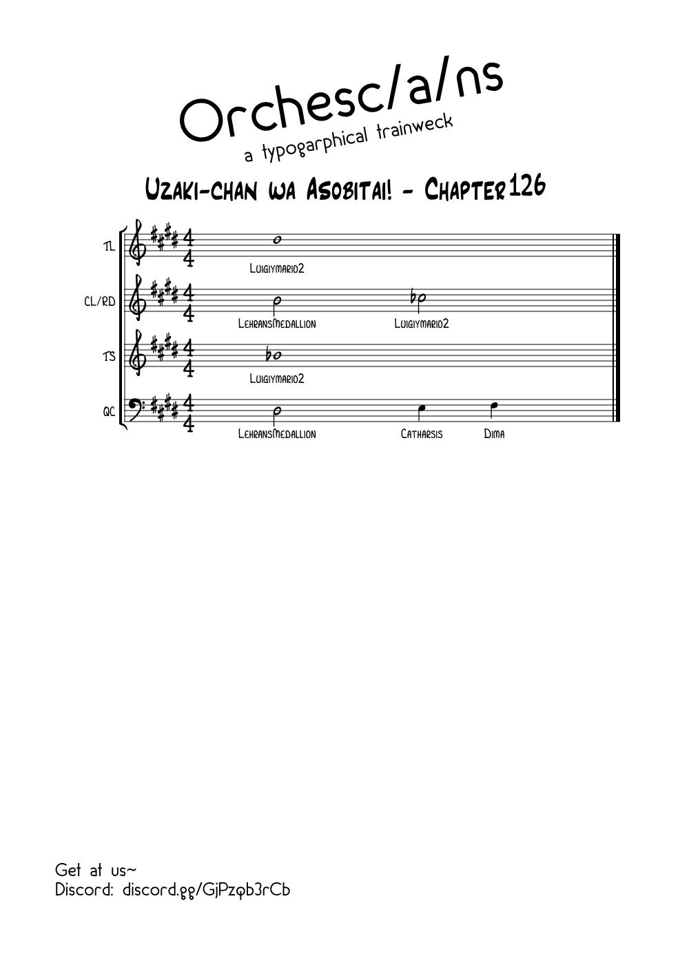 Uzaki-chan wa Asobitai! Chap 126 - Next Chap 127