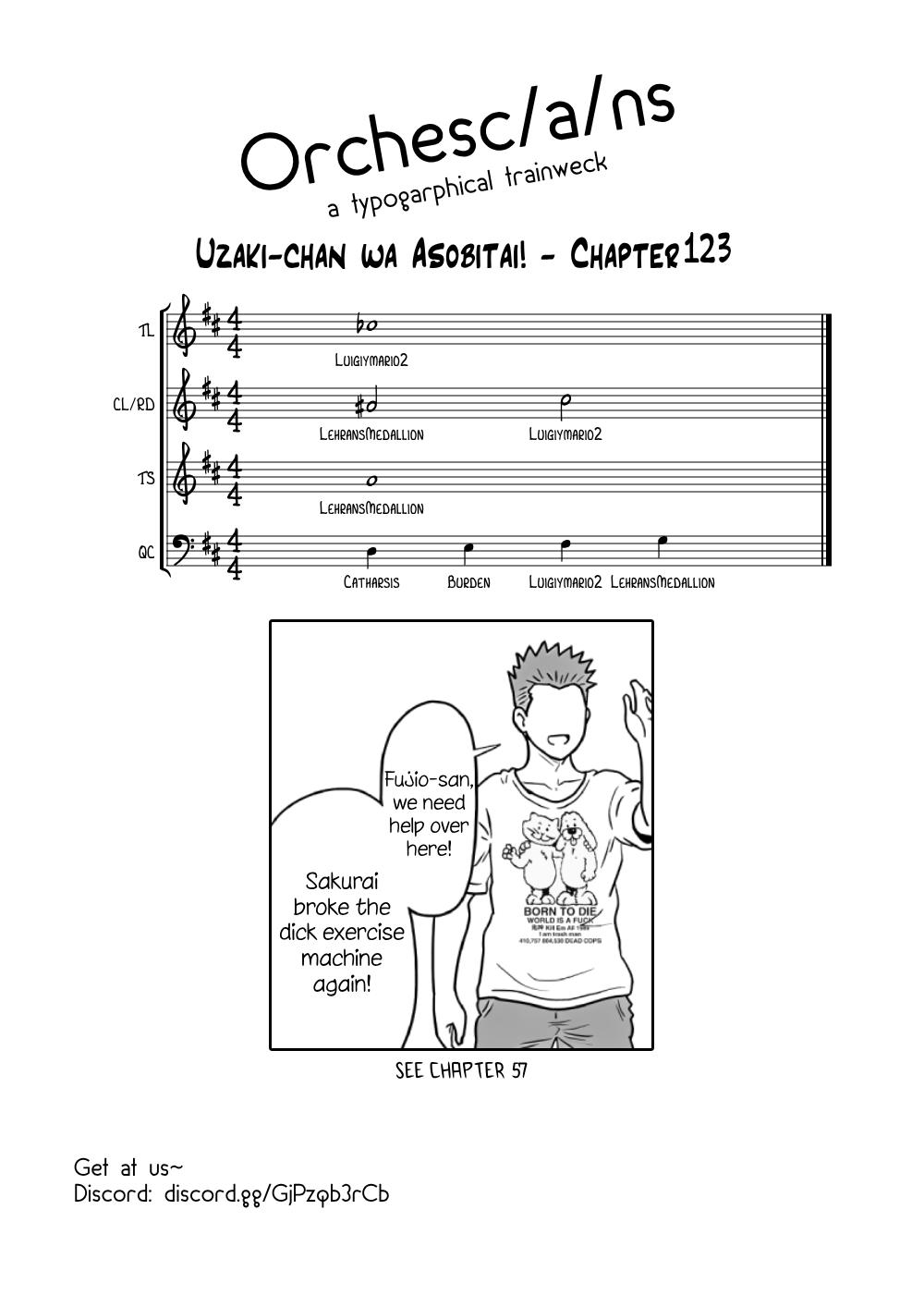 Uzaki-chan wa Asobitai! Chap 123 - Next Chap 124