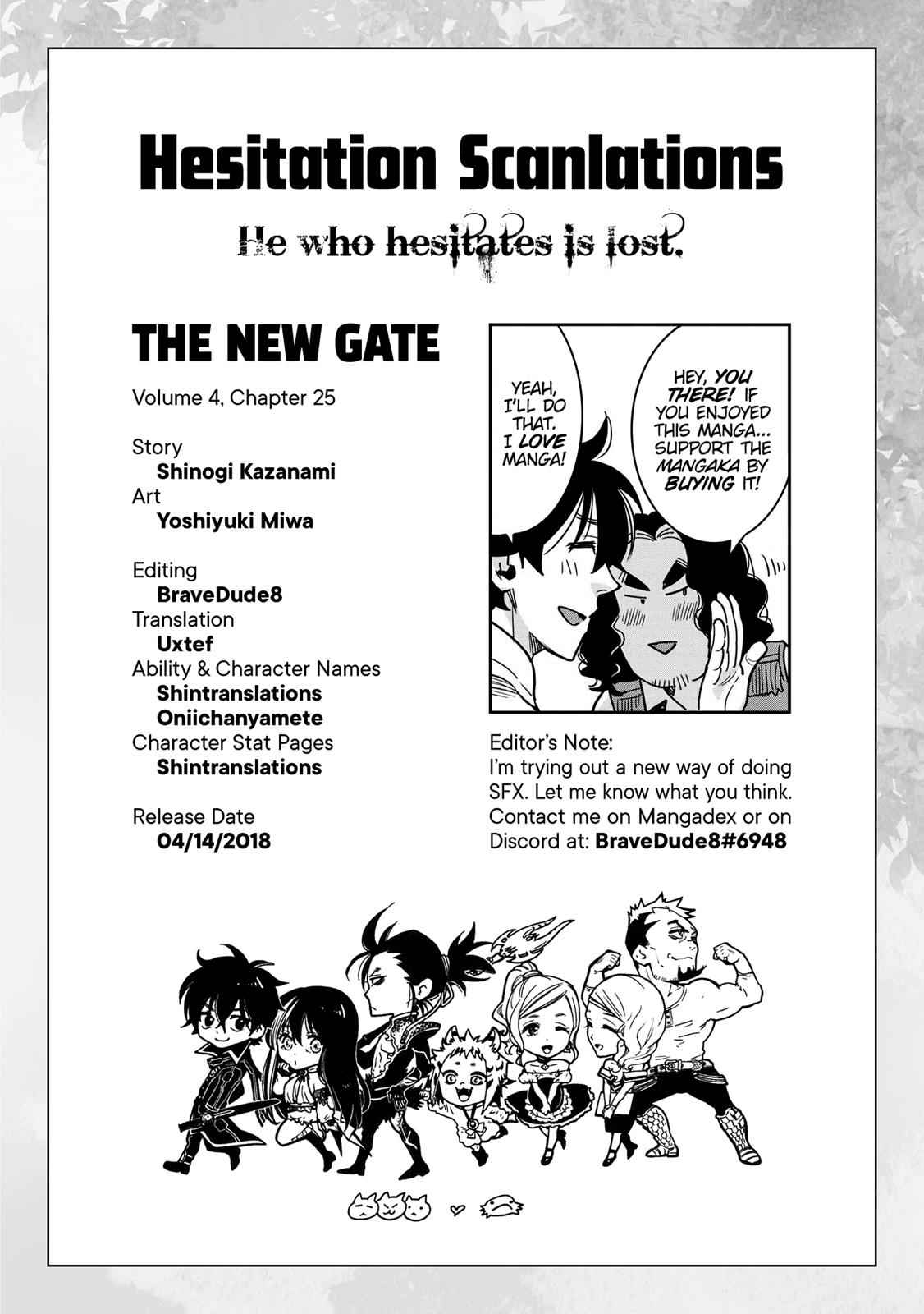 The New Gate Chap 25 - Next Chap 26