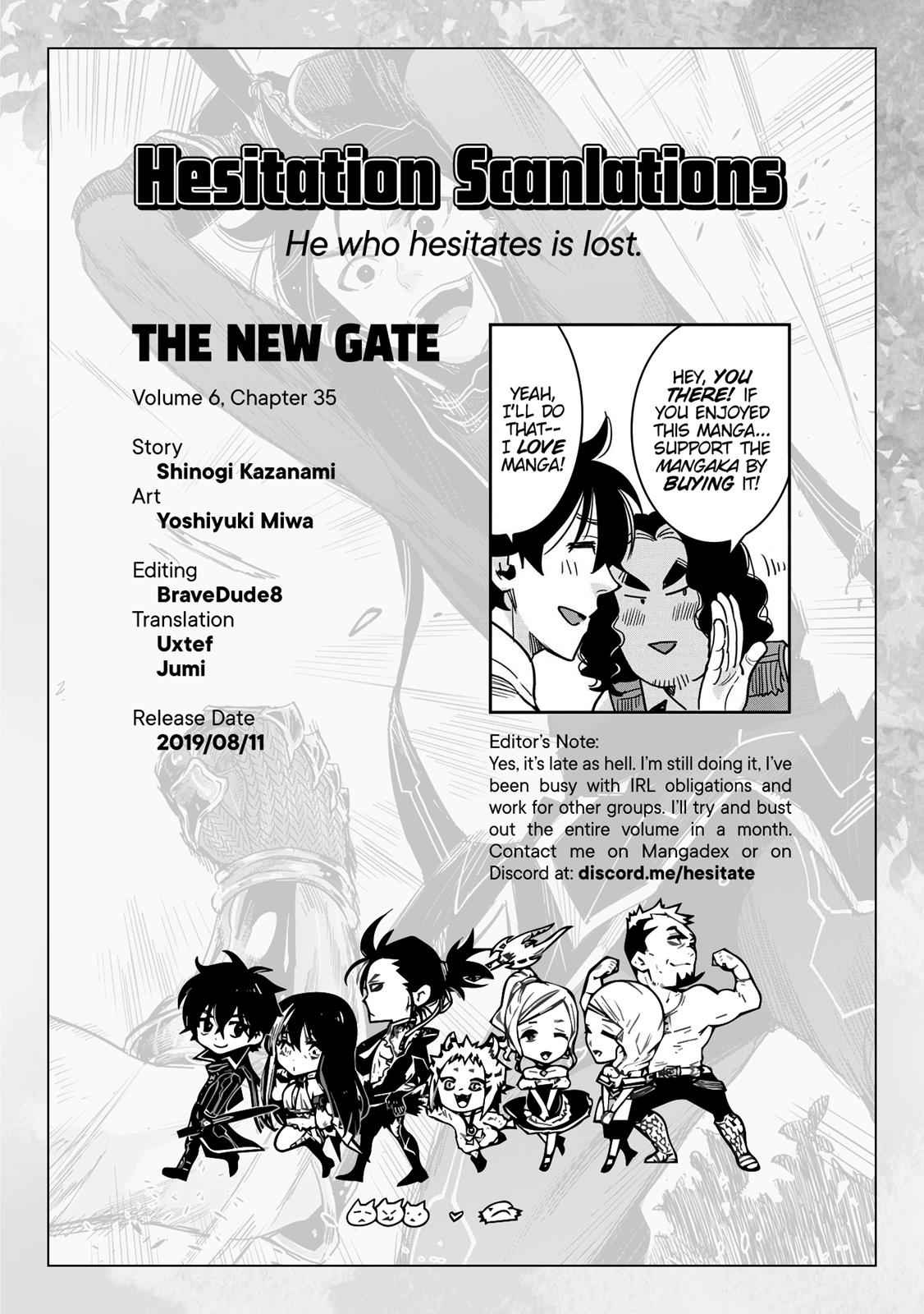 The New Gate Chap 35 - Next Chap 36