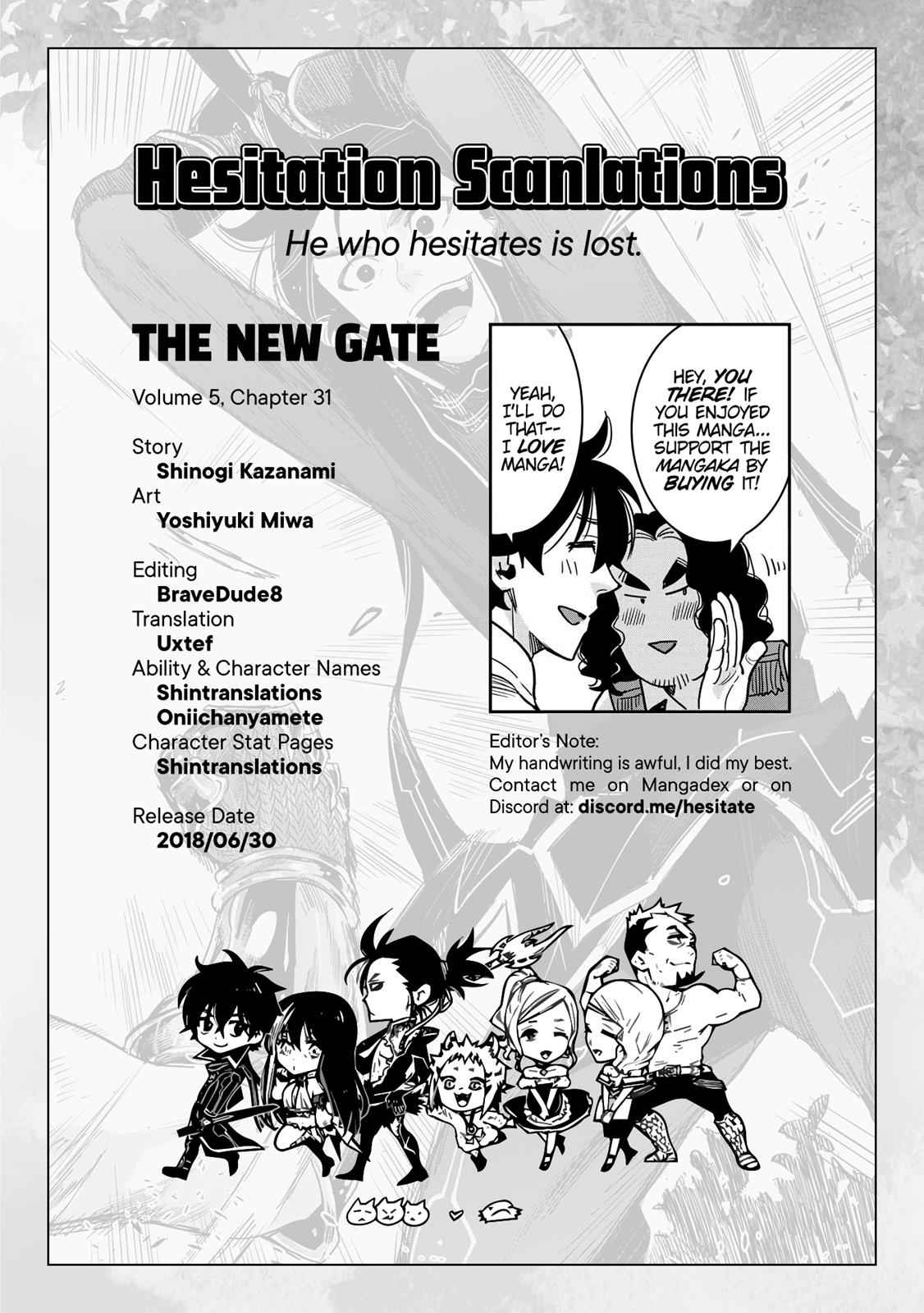 The New Gate Chap 31 - Next Chap 32