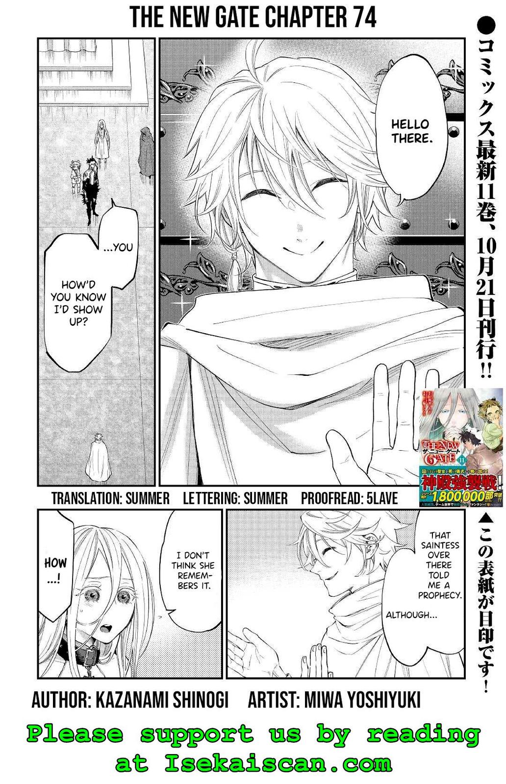 The New Gate Chap 74 - Next Chap 75