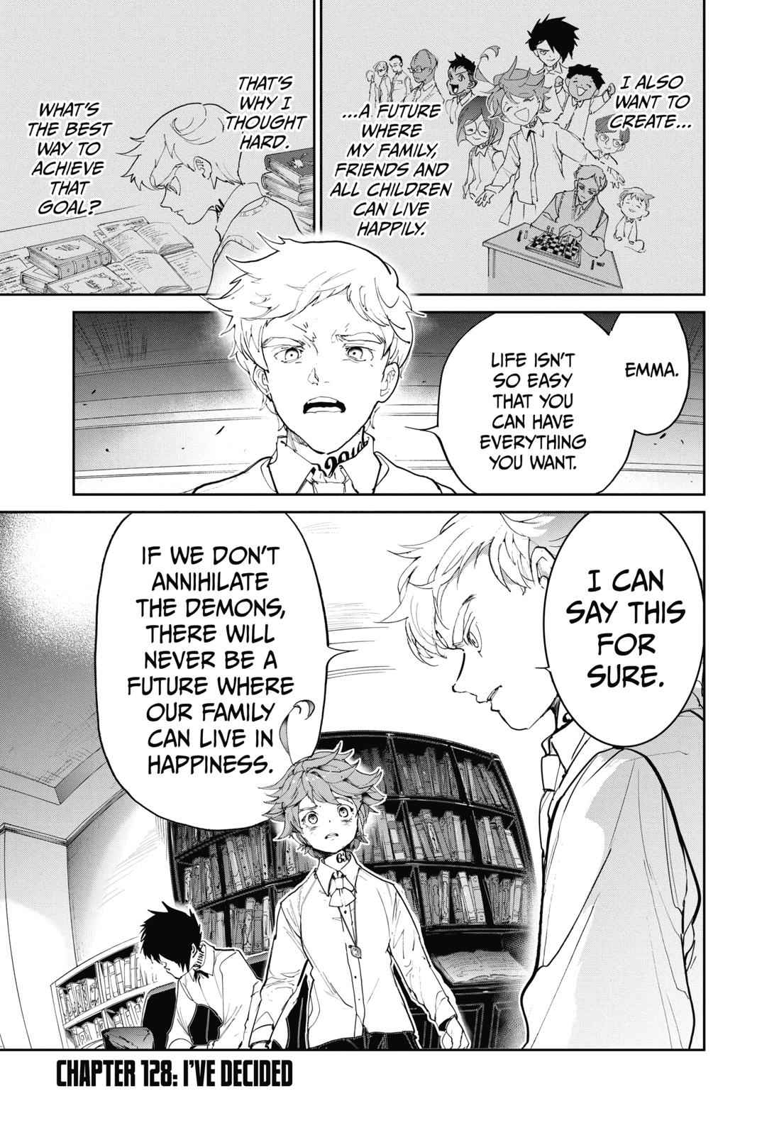 The Promised Neverland Chap 128 - Next Chap 129