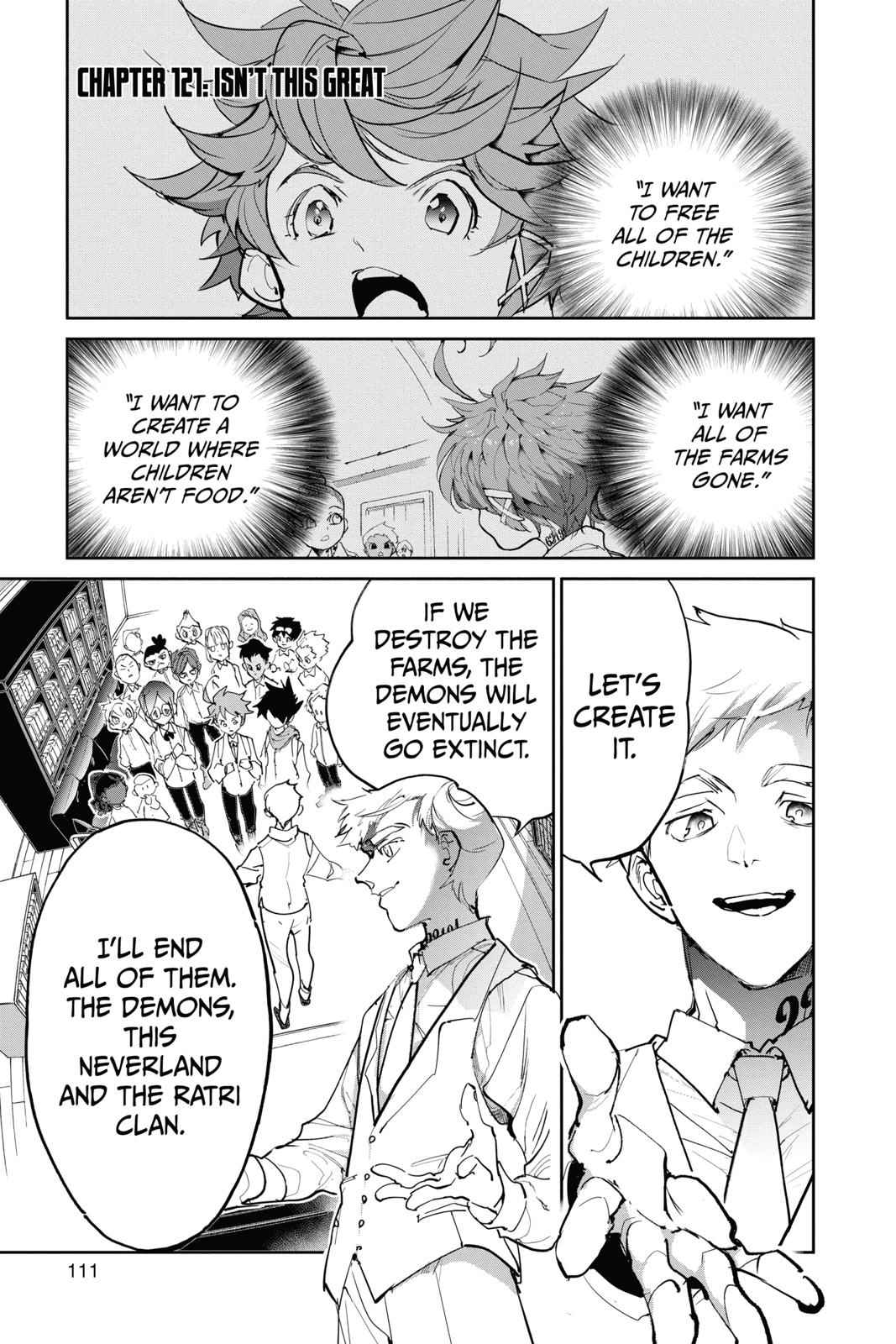 The Promised Neverland Chap 121 - Next Chap 122