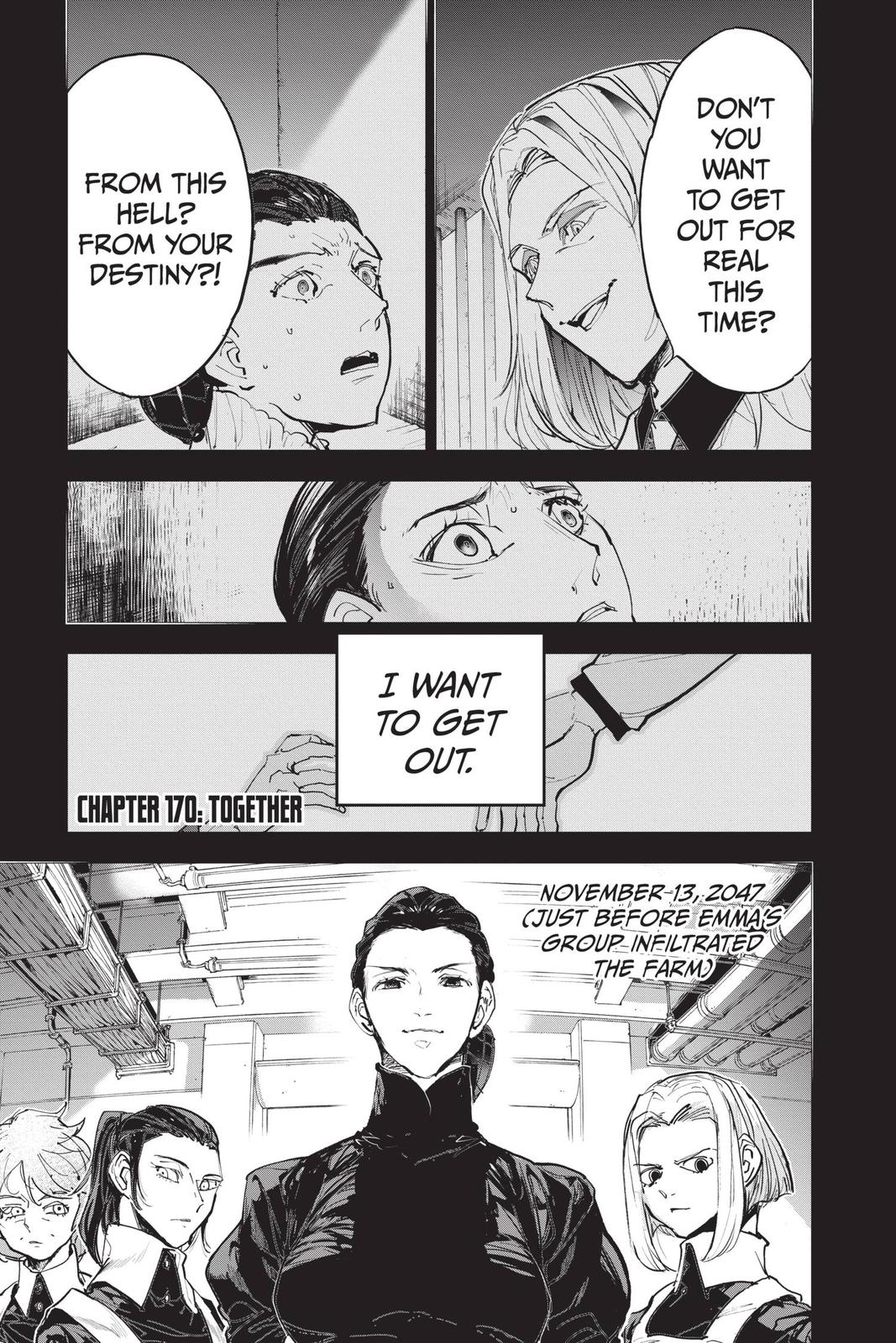 The Promised Neverland Chap 170 - Next Chap 171