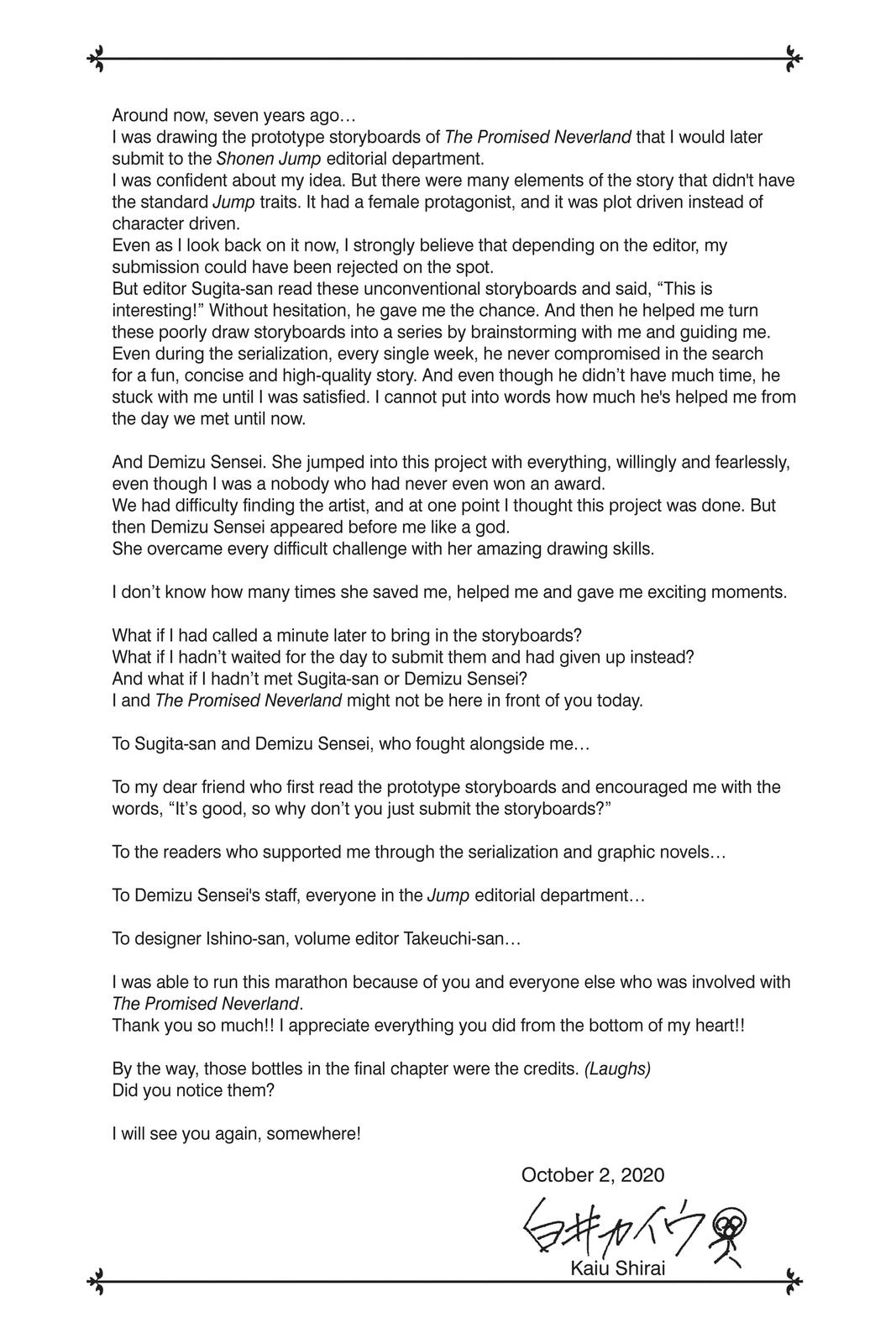 The Promised Neverland Chap 181 - Next Chap 182
