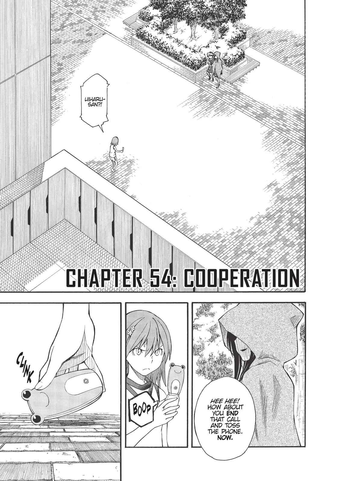 Toaru Majutsu no Index Gaiden: Toaru Kagaku no Railgun Chap 54 - Next Chap 55