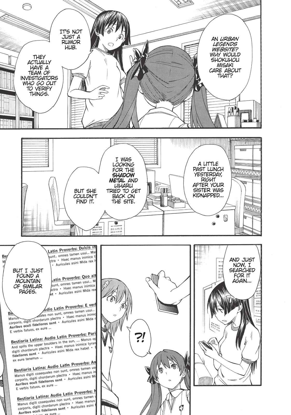 Toaru Majutsu no Index Gaiden: Toaru Kagaku no Railgun Chap 54 - Next Chap 55