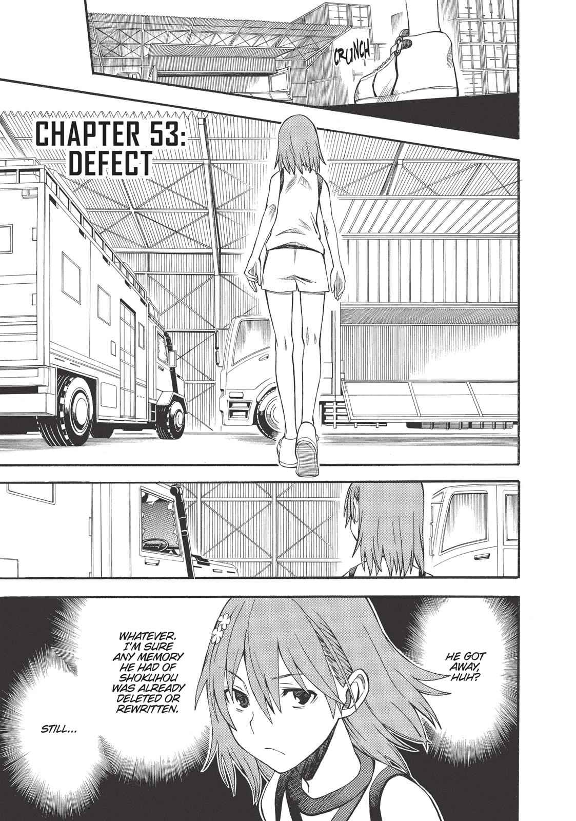 Toaru Majutsu no Index Gaiden: Toaru Kagaku no Railgun Chap 53 - Next Chap 54