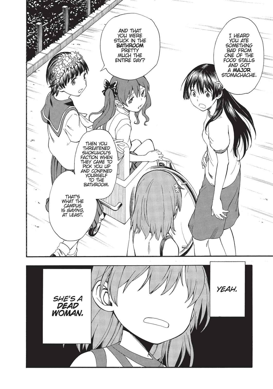 Toaru Majutsu no Index Gaiden: Toaru Kagaku no Railgun Chap 69 - Next Chap 70