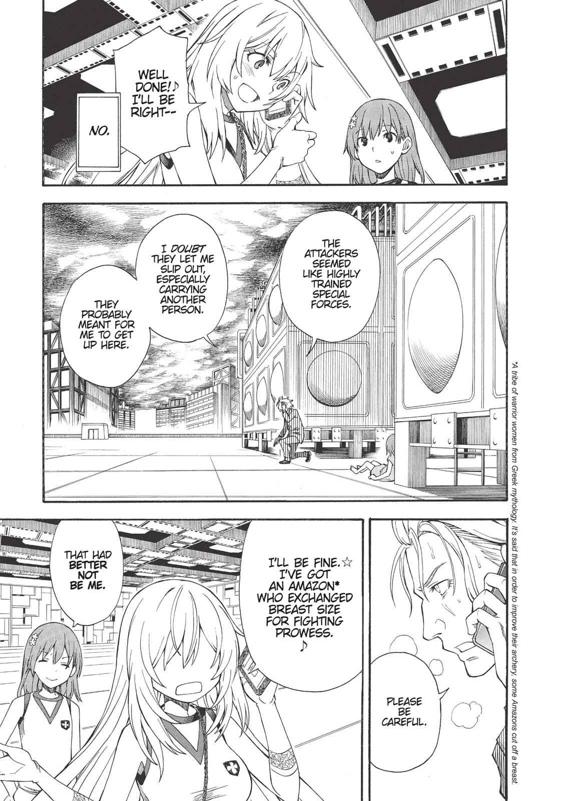 Toaru Majutsu no Index Gaiden: Toaru Kagaku no Railgun Chap 61 - Next Chap 62