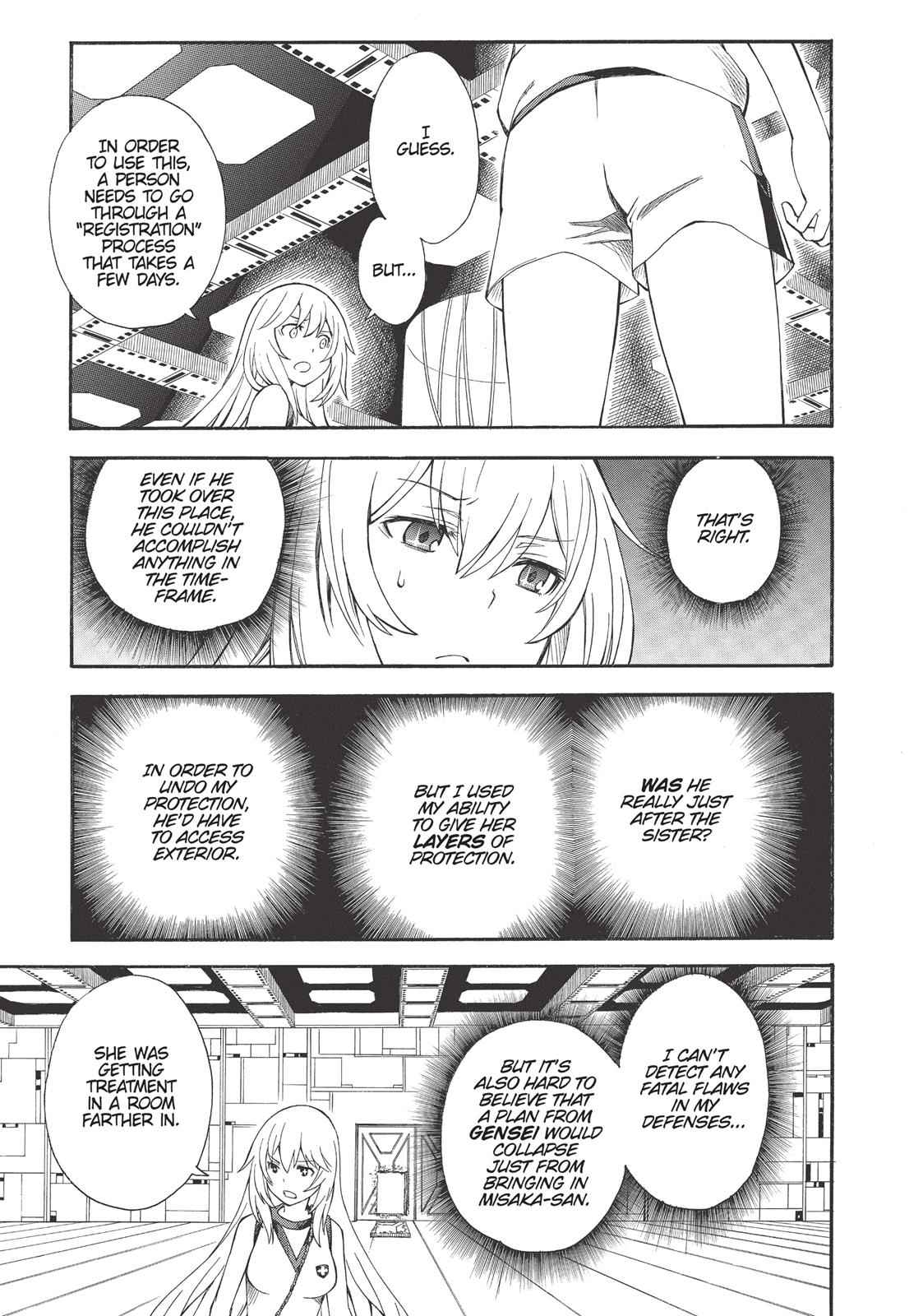 Toaru Majutsu no Index Gaiden: Toaru Kagaku no Railgun Chap 61 - Next Chap 62