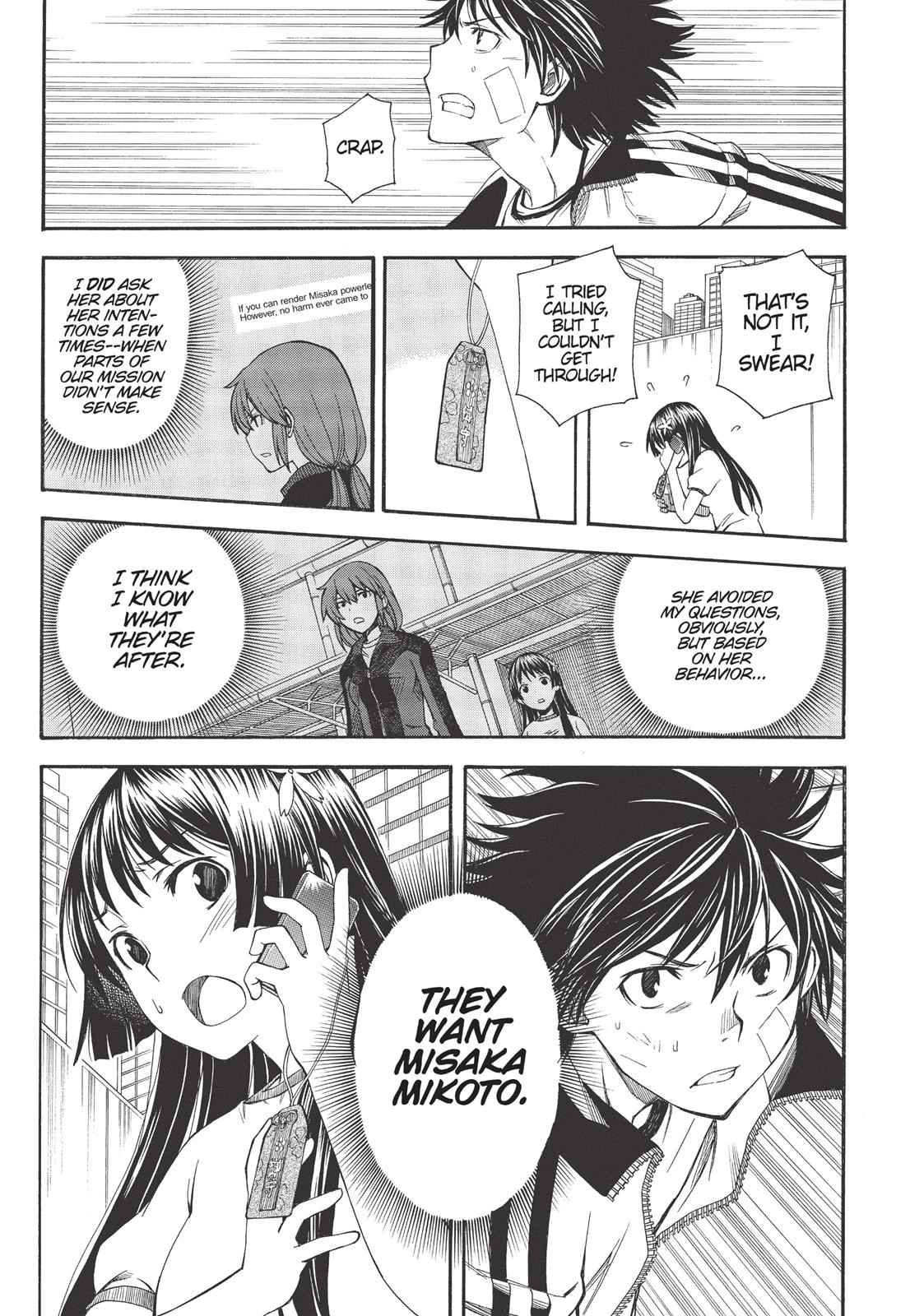 Toaru Majutsu no Index Gaiden: Toaru Kagaku no Railgun Chap 61 - Next Chap 62