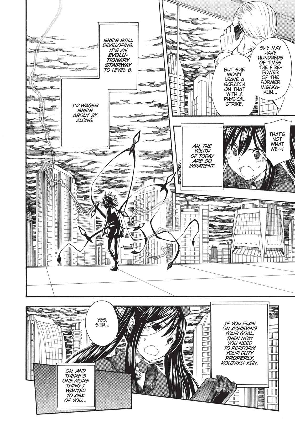 Toaru Majutsu no Index Gaiden: Toaru Kagaku no Railgun Chap 62 - Next Chap 63