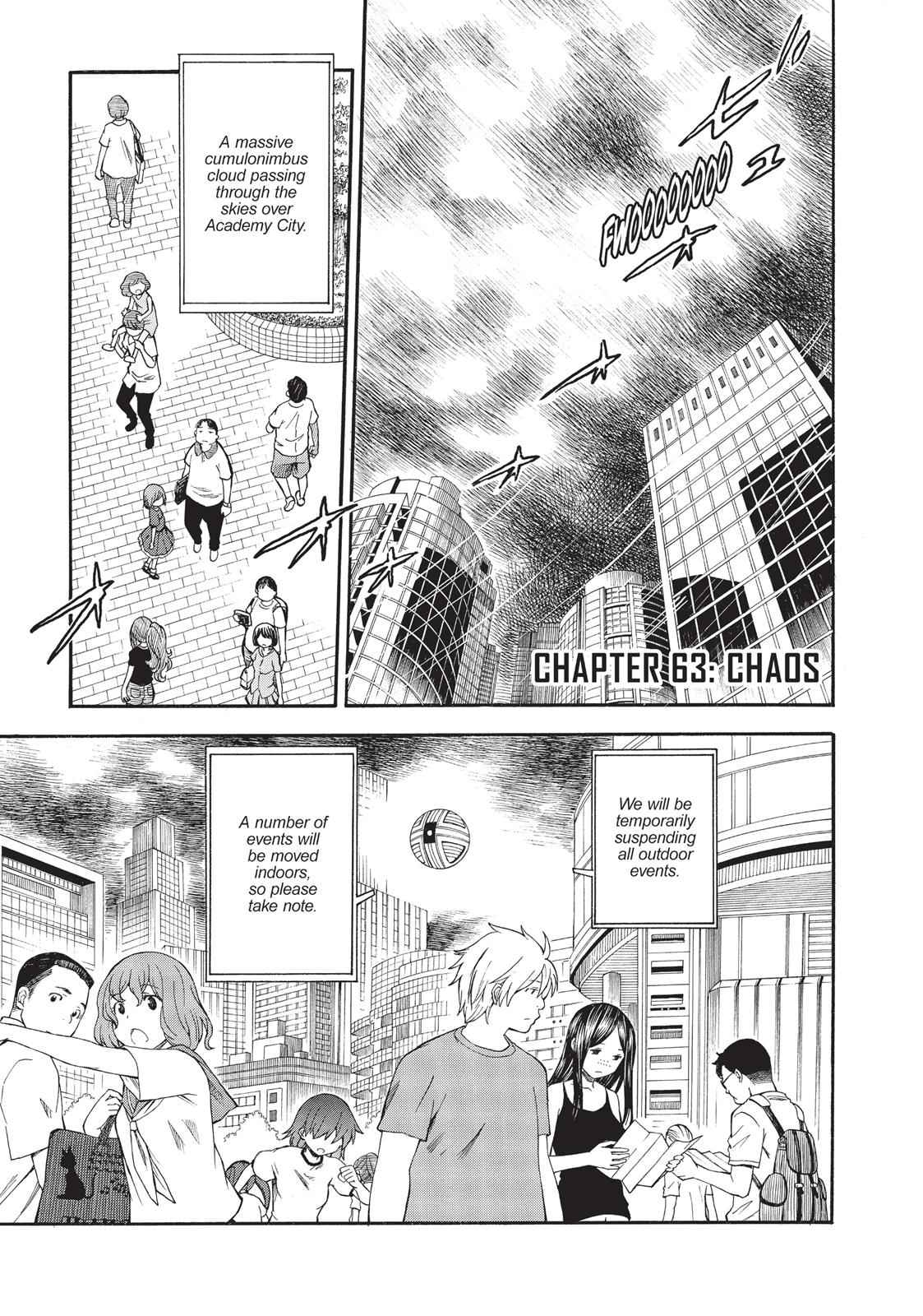 Toaru Majutsu no Index Gaiden: Toaru Kagaku no Railgun Chap 63 - Next Chap 64