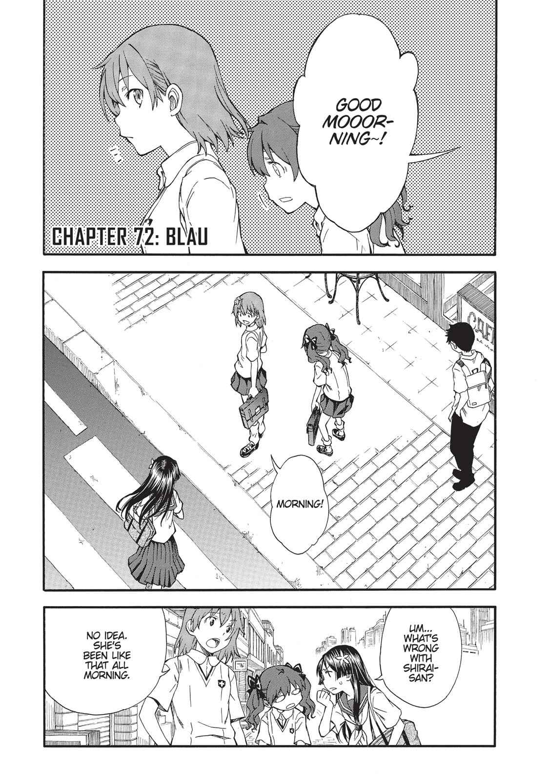 Toaru Majutsu no Index Gaiden: Toaru Kagaku no Railgun Chap 72 - Next Chap 73