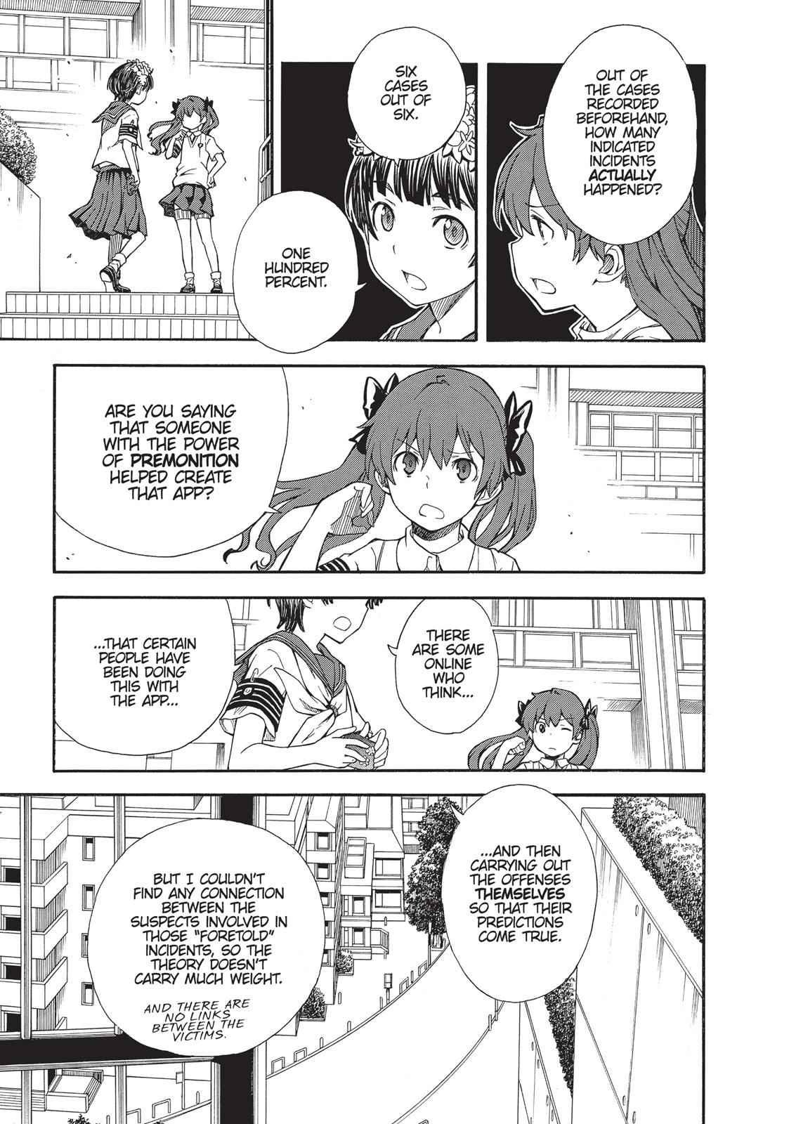 Toaru Majutsu no Index Gaiden: Toaru Kagaku no Railgun Chap 73 - Next Chap 74