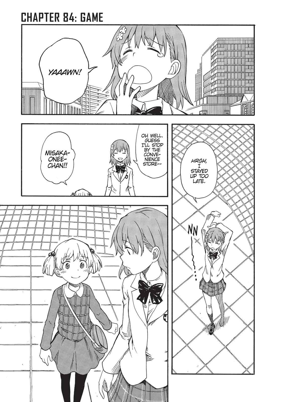 Toaru Majutsu no Index Gaiden: Toaru Kagaku no Railgun Chap 84 - Next Chap 85