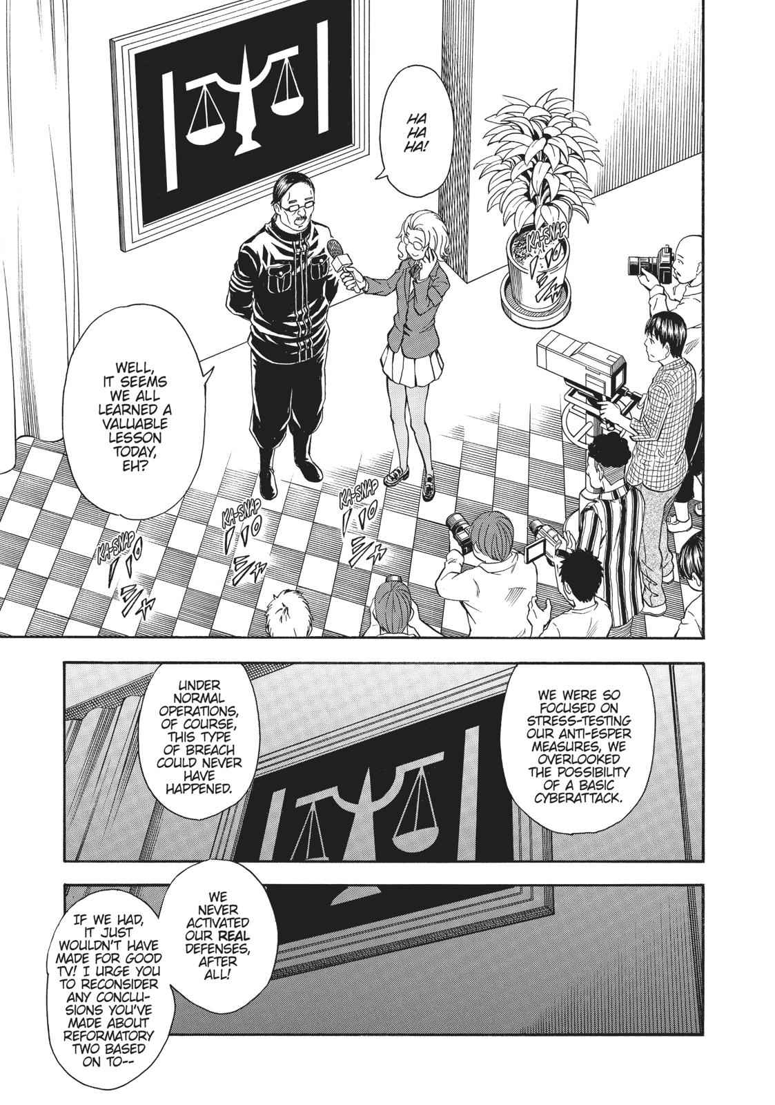 Toaru Majutsu no Index Gaiden: Toaru Kagaku no Railgun Chap 105 - Next Chap 106