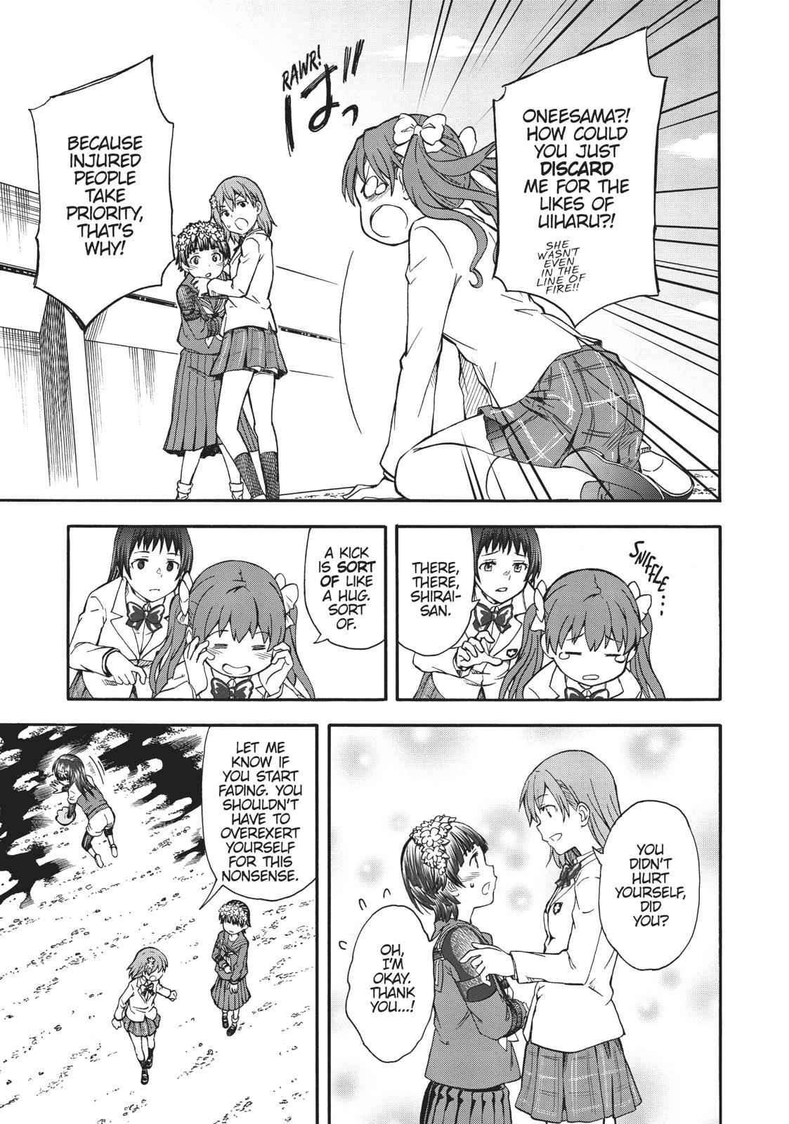 Toaru Majutsu no Index Gaiden: Toaru Kagaku no Railgun Chap 100 - Next Chap 101