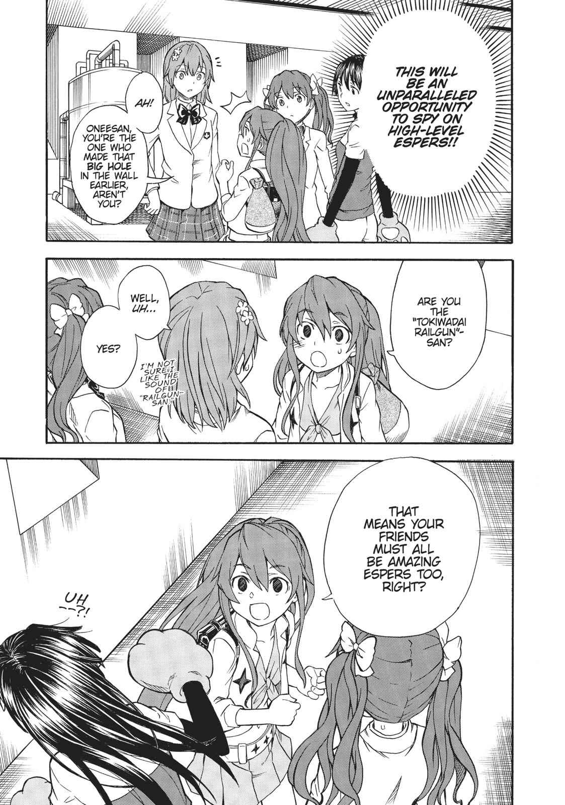 Toaru Majutsu no Index Gaiden: Toaru Kagaku no Railgun Chap 103 - Next Chap 104