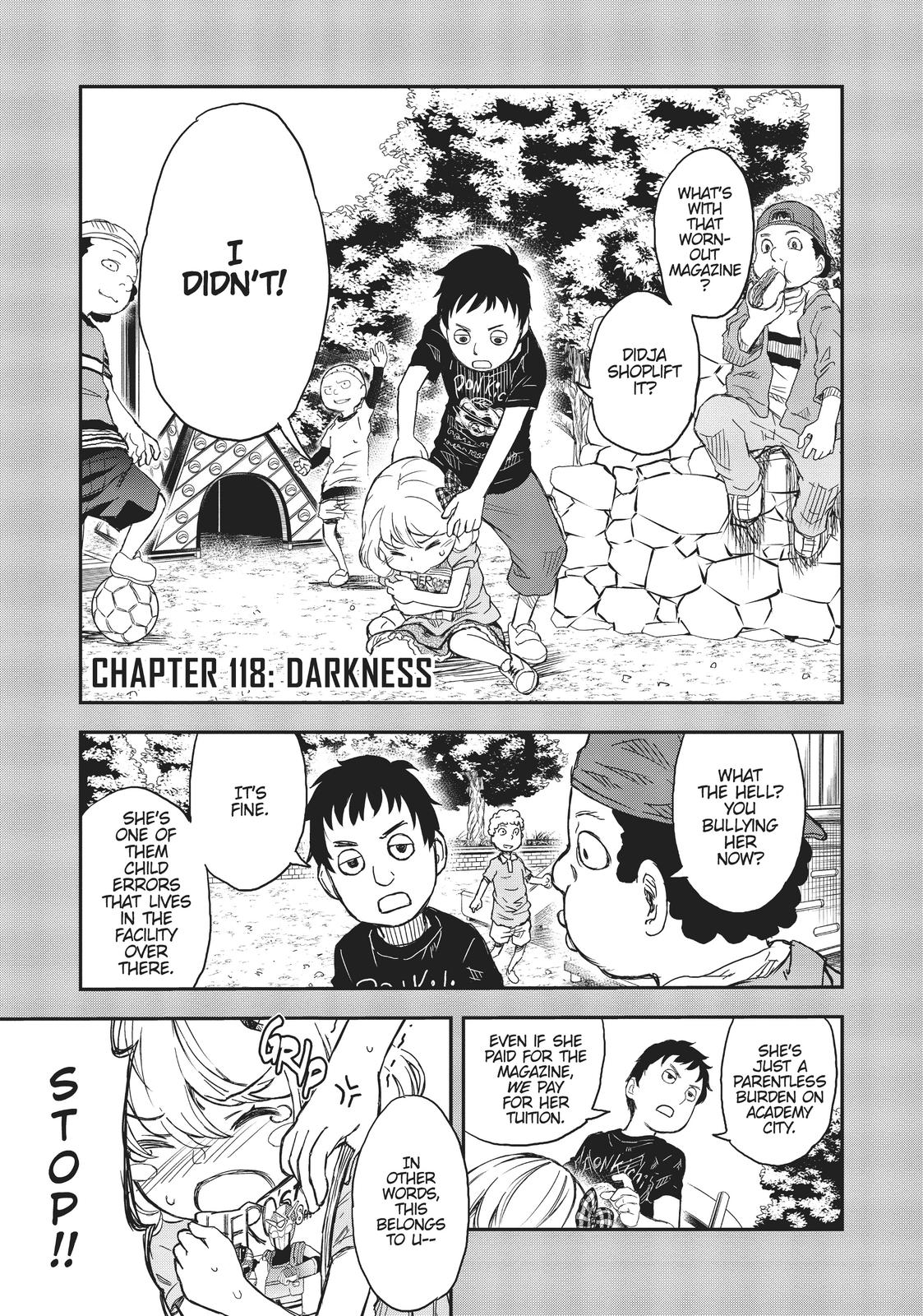 Toaru Majutsu no Index Gaiden: Toaru Kagaku no Railgun Chap 118 - Next Chap 119