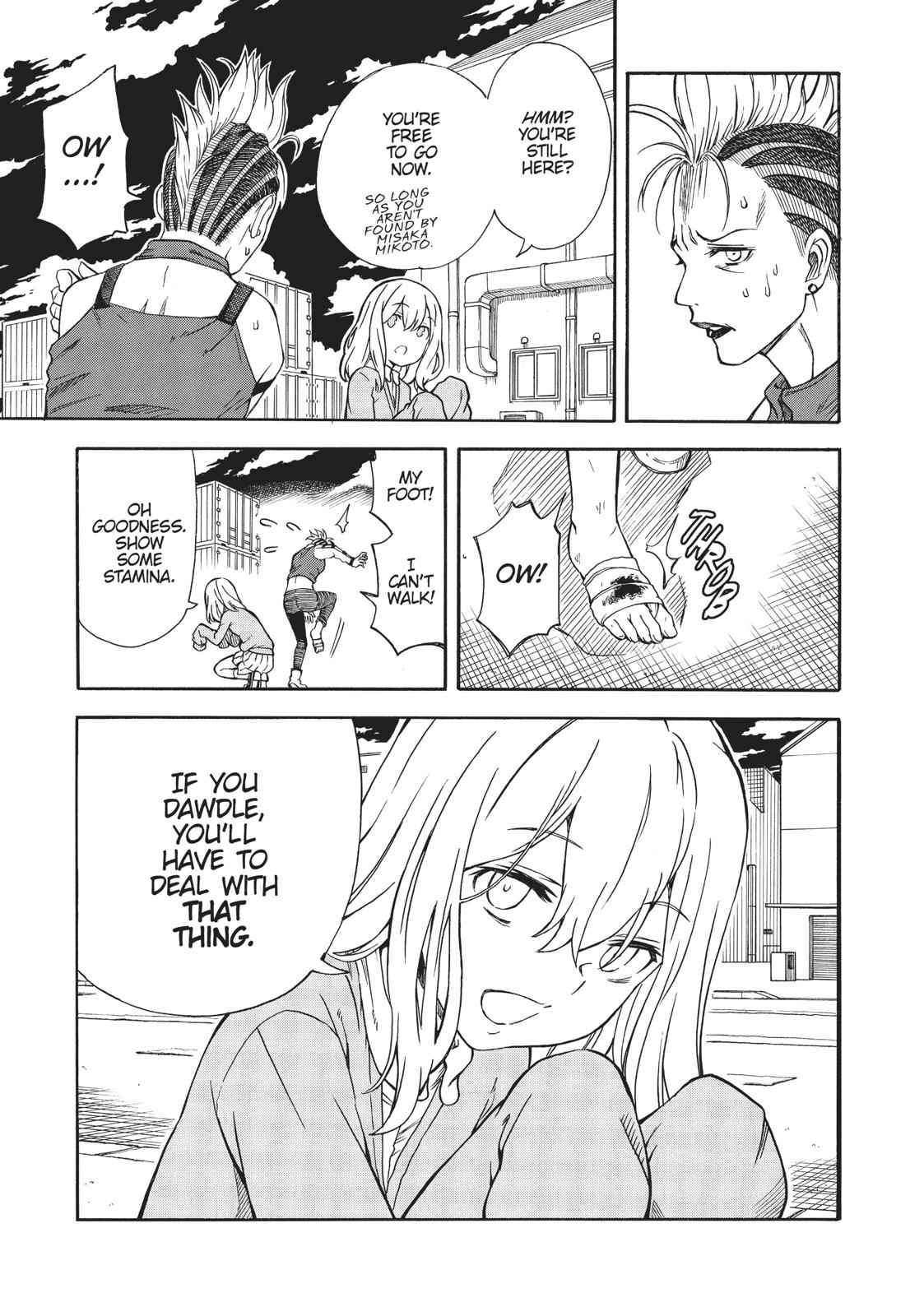 Toaru Majutsu no Index Gaiden: Toaru Kagaku no Railgun Chap 110 - Next Chap 111