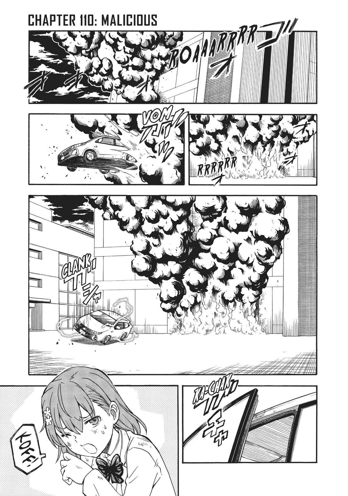 Toaru Majutsu no Index Gaiden: Toaru Kagaku no Railgun Chap 110 - Next Chap 111
