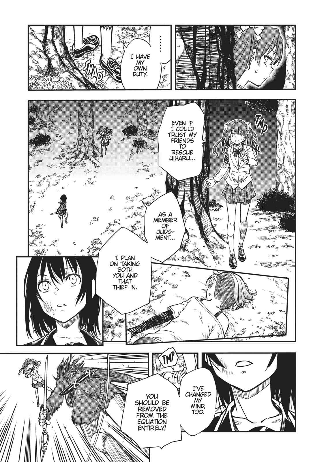 Toaru Majutsu no Index Gaiden: Toaru Kagaku no Railgun Chap 113 - Next Chap 114