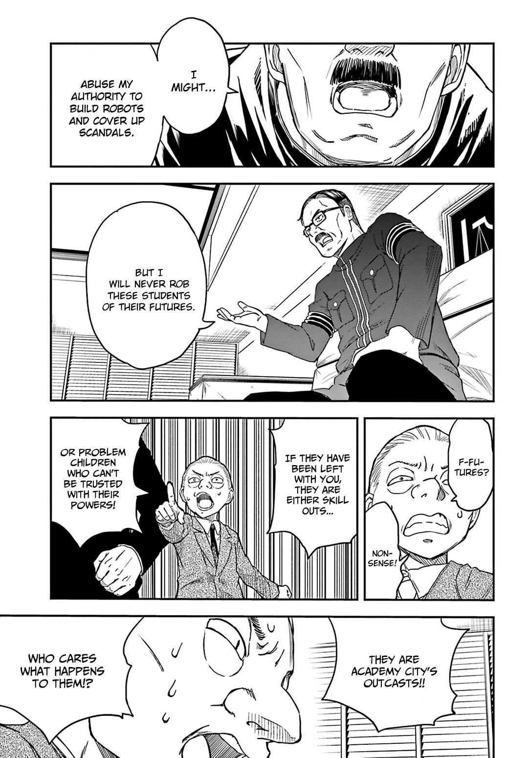 Toaru Majutsu no Index Gaiden: Toaru Kagaku no Railgun Chap 129 - Next Chap 130