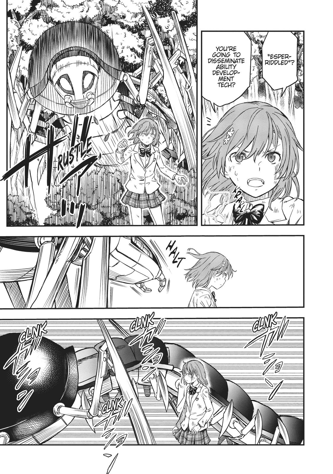 Toaru Majutsu no Index Gaiden: Toaru Kagaku no Railgun Chap 123 - Next Chap 124