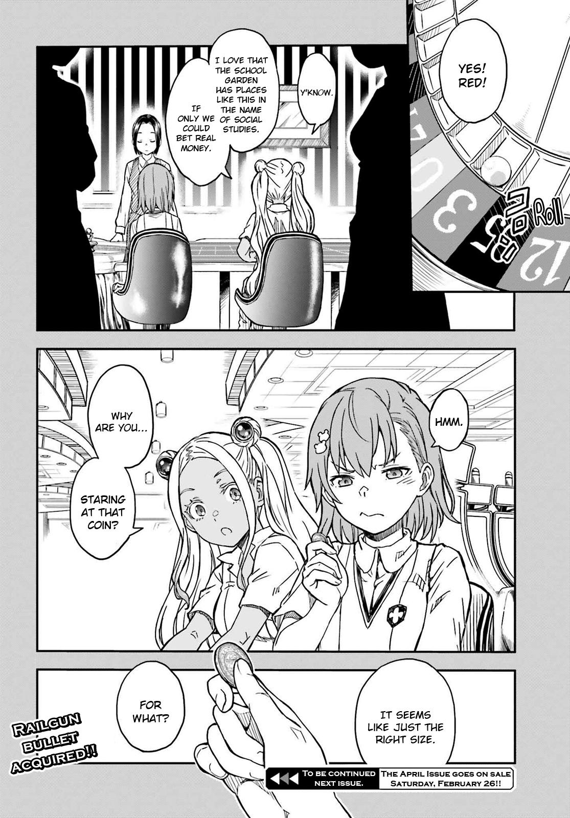 Toaru Majutsu no Index Gaiden: Toaru Kagaku no Railgun Chap 137 - Next Chap 138