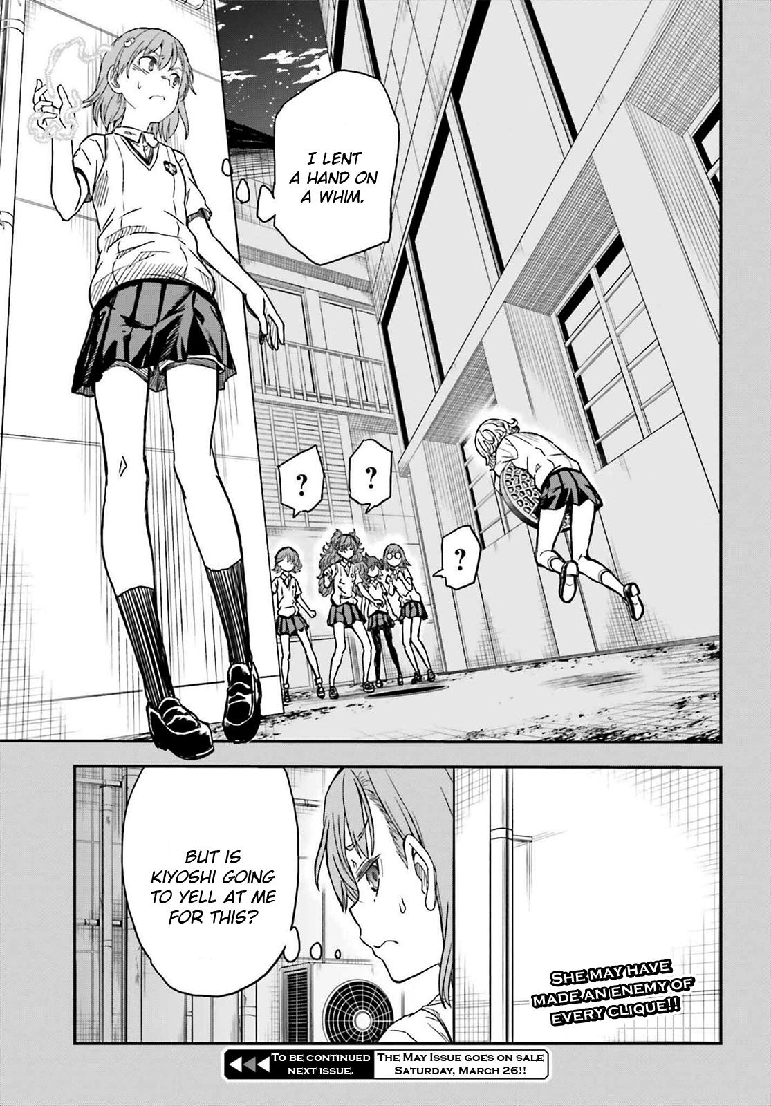 Toaru Majutsu no Index Gaiden: Toaru Kagaku no Railgun Chap 138 - Next Chap 139