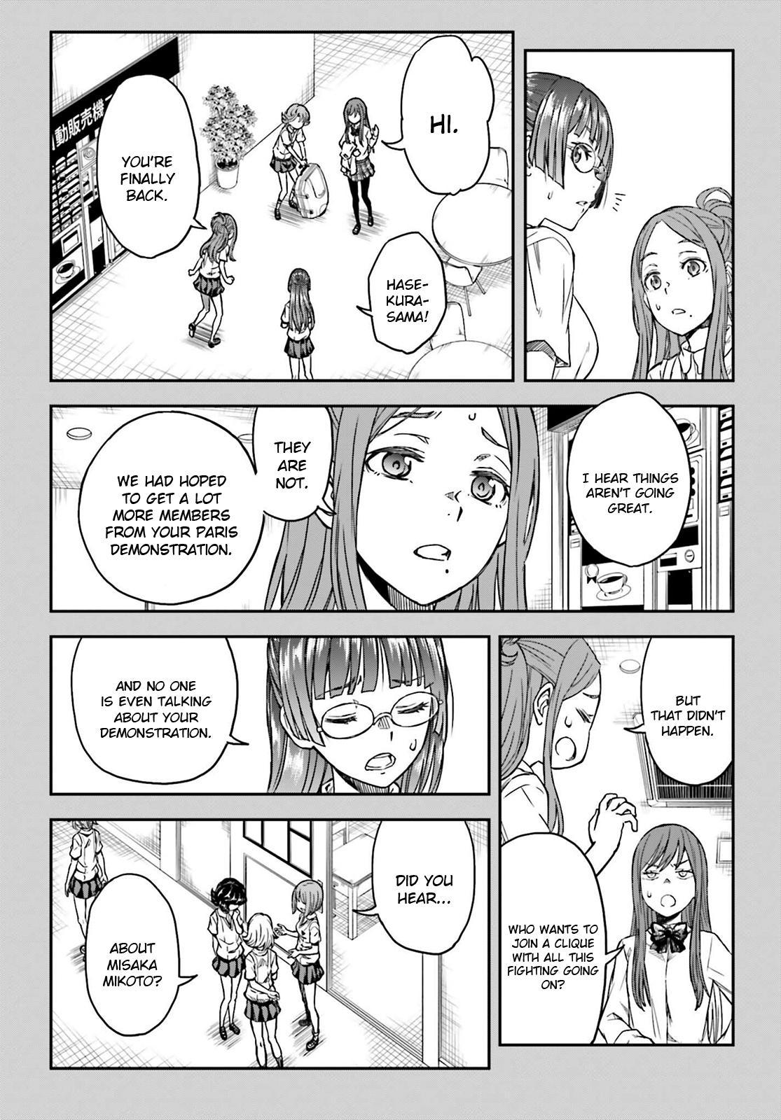 Toaru Majutsu no Index Gaiden: Toaru Kagaku no Railgun Chap 139.2 - Next Chap 140.2