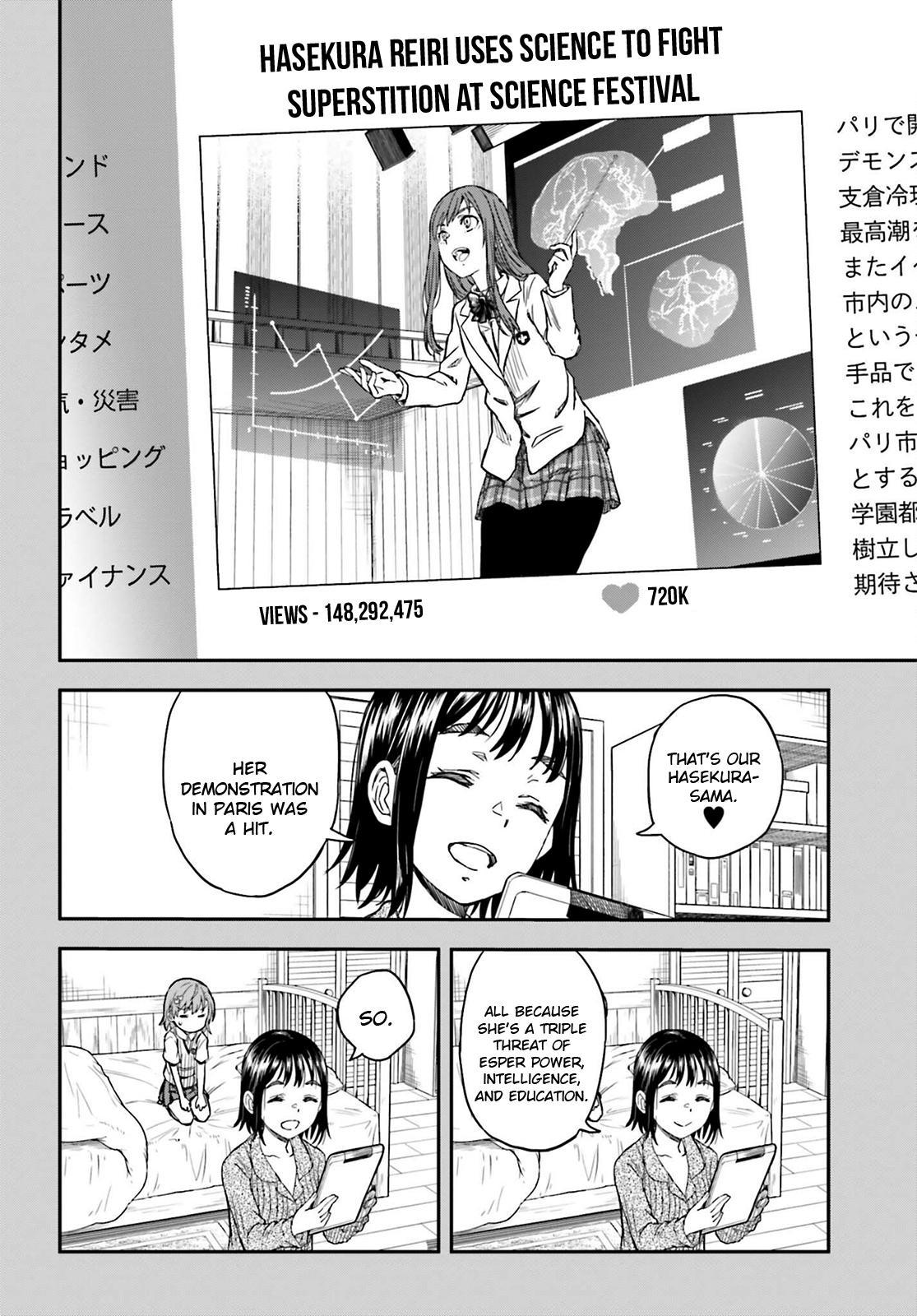 Toaru Majutsu no Index Gaiden: Toaru Kagaku no Railgun Chap 139.2 - Next Chap 140.2